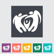 Family flat icon N3
