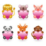 Plush animals - wild