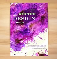 Poster Template with Watercolor Splash N2