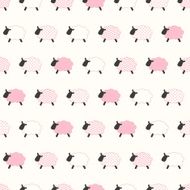 Seamless sheep pattern N5
