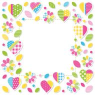 Hearts And Flowers Border N3