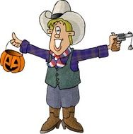 Boy in a Cowboy Costume