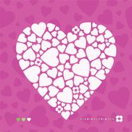 hearts greeting card N10