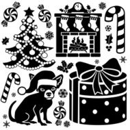 Christmas Design Elements N16