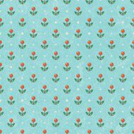 Floral baby wallpaper Vector EPS10