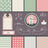 Scrapbook Design Elements N18