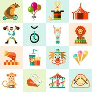 Circus Icons Set N5