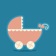 Baby stroller with shadow