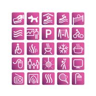 hotel travel icons