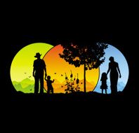 Family in the country