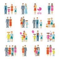 Family Icons Flat N2