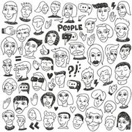 Faces - big doodles collection
