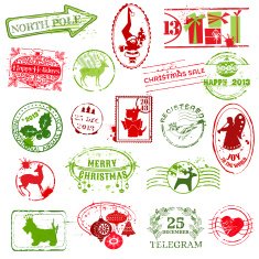 Christmas Stamp Collection