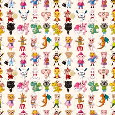 seamless animal pattern N23