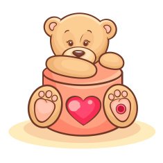 teddy and valentine gift