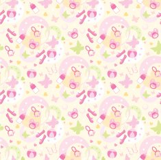 Seamless girls of a thing pattern