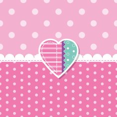 cute baby girl greeting card N7