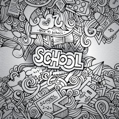 school sketch background N2