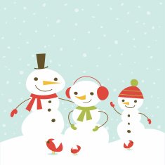 snowman family N13