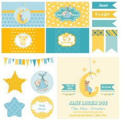 Baby Shower Sleeping Bear Theme - for Party