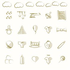 Icons for children toys N2