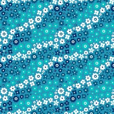 Seamless pattern with cute flowers N16
