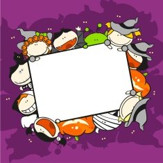 Halloween frame