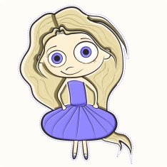 little girl ballerina