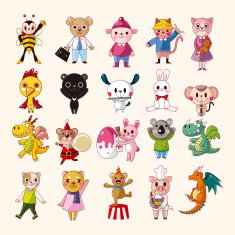 set of animal icons N11