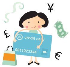 Female with finance objects