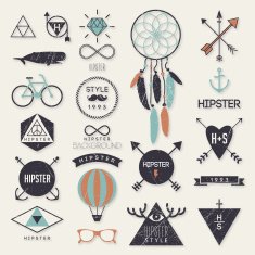 Hipster style illustration N4