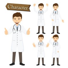 Doctor character set vector N12