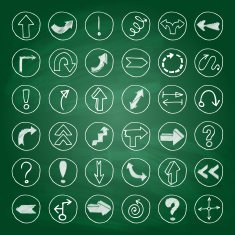 Doodle arrow buttons N2