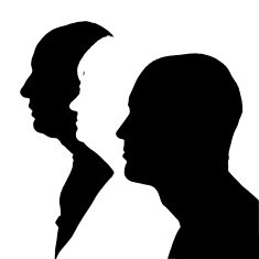 Vector silhouettes people N5
