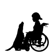 Vector silhouette of a boy N129