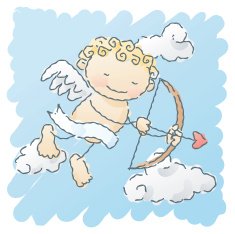scribbles cupid