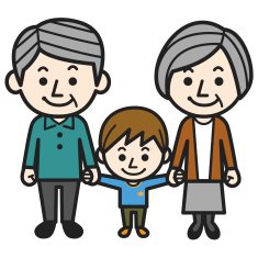 Grandparents and grandson N3