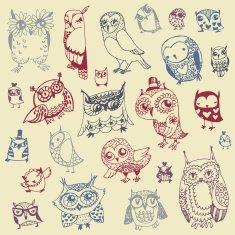 Owl Doodle Collection