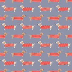 seamless dogs cartoon background N2