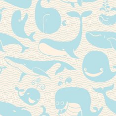 Whale Seamless background N4