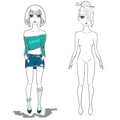 fashion girl woman N6