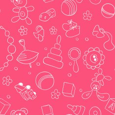 Seamless children background N7