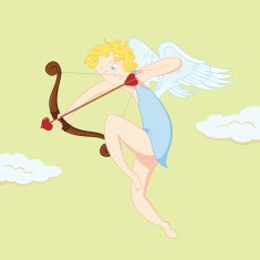 Cupid aiming