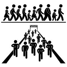 Community Walk and Run Pictogram