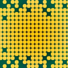 yellow mosaic background