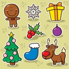 first set of Christmas icons