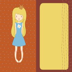 retro design greeting card