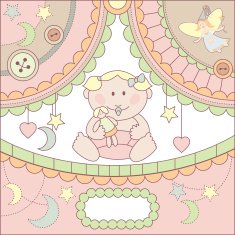 Baby Girl Illustration N2