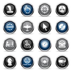 Supergloss Icons - Computer Gaming
