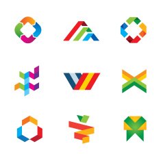 Extreme innovation and creativity human tape success logo symbol icon